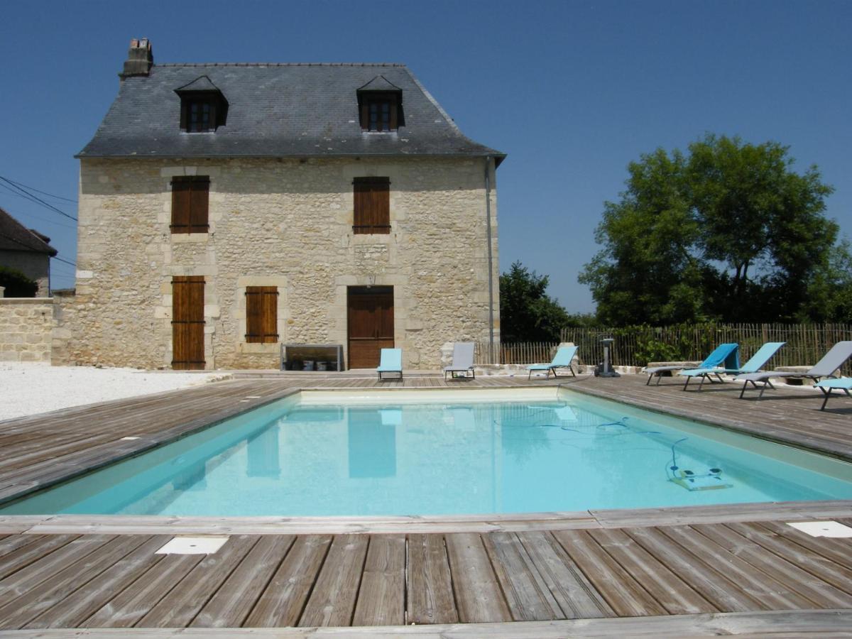 Lou Chastel, Demeure Perigourdine Climatisee Avec Piscine Privee Et Chauffee La Bachellerie Exterior photo